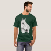 Het meisje van het witte paard t-shirt (Voorkant volledig)