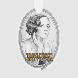 Het meisje van Hollywood-kerstboomversiering Ornament