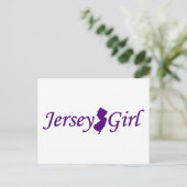Het Meisje van Jersey Briefkaart (Staand voorkant)