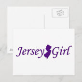 Het Meisje van Jersey Briefkaart (Voorkant / Achterkant)