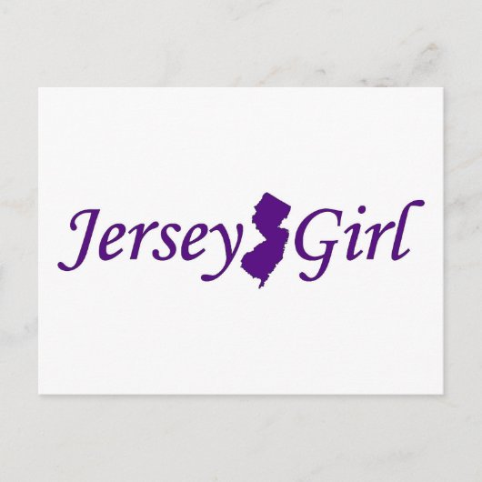 Het Meisje van Jersey Briefkaart (Voorkant)