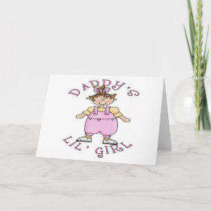 Het Meisje van Lil van de papa Kaart