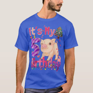 Het meisje van mijn geboorte Varkens 5 jaar oud me T-shirt