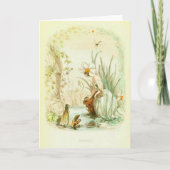 Het Meisje van narcissen Kaart (Voorkant)