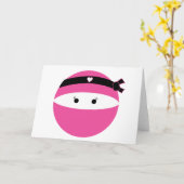 Het Meisje van Ninja Kaart (Gele Bloem)