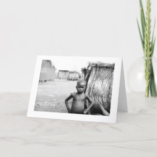 Het Meisje van Nkwanta Feestdagen Kaart