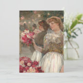 Het meisje van Peony | Childe Hassam (Staand voorkant)