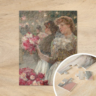 Het meisje van Peony   Childe Hassam Legpuzzel