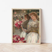 Het meisje van Peony | Childe Hassam Poster