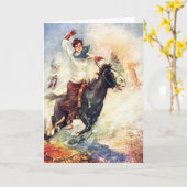 Het Meisje van Puncher van de koe Kaart (Gele Bloem)