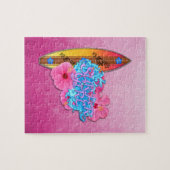 Het Meisje van Surfer Legpuzzel (Horizontaal)