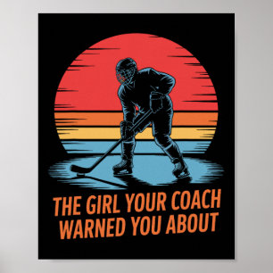 Het meisje waar je coach je over heeft gewaarschuw poster