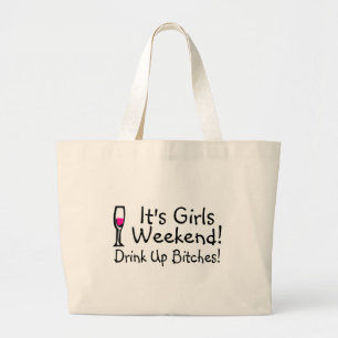 Het meisje Weekend Grote Tote Bag