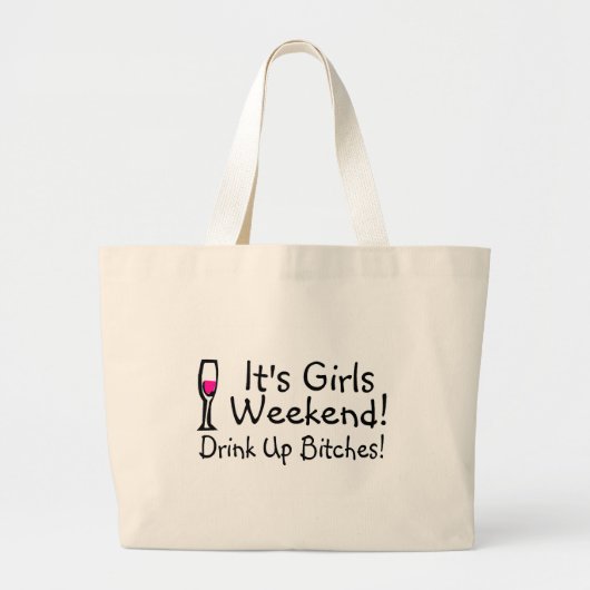 Het meisje Weekend Grote Tote Bag (Voorkant)