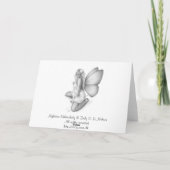 Het Melancholische Wenskaart van de nacht Kaart (Achterkant)