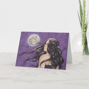 Het Melancholische Wenskaart van de nacht Kaart