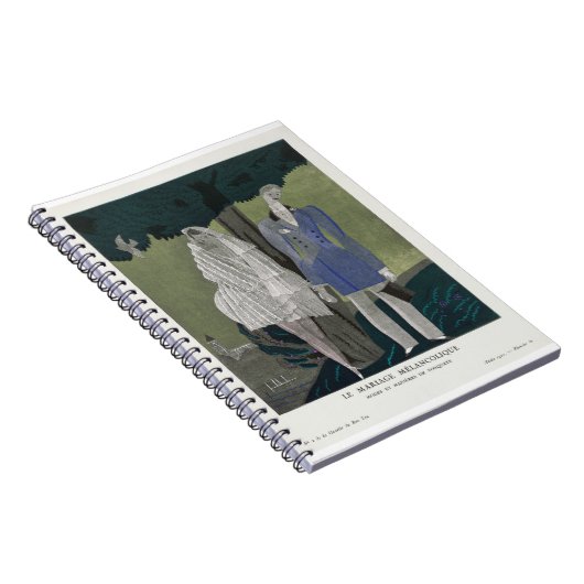 Het melancholy-huwelijk, Modes van Charles Martin Notitieboek (Rechterzijde)