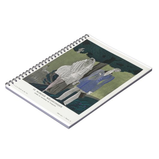 Het melancholy-huwelijk, Modes van Charles Martin Notitieboek (Linkerzijde)