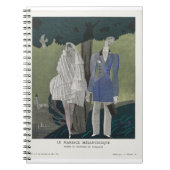 Het melancholy-huwelijk, Modes van Charles Martin Notitieboek (Voorkant)