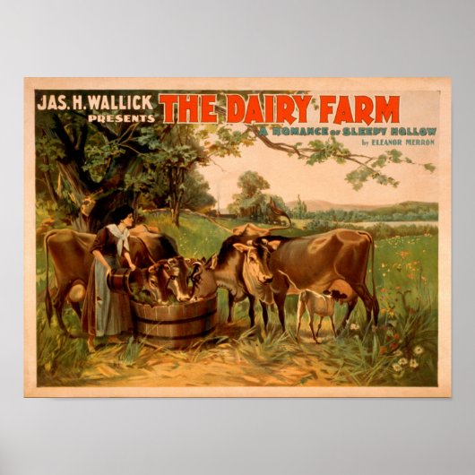 Het melkachtige Boerderij is een Romance van een s Poster (Voorkant)