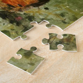 Het melkmeisje (Traditional American Boerderij) Legpuzzel (Zijkant)