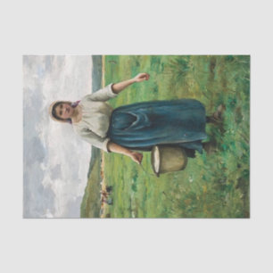 Het melkmeisje van Therese Cotard-Dupre Tissuepapier