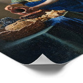 Het Melkvoorbije, Johannes Vermeer Poster (Hoek)