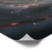 Het melkwegstelsel (M51) en het metro Poster (Hoek)