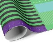 Het  memphis de stijlpatroon van de mode van de he cadeaupapier (Rol Hoek)