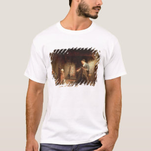 Het Mending van de Netten (olie op paneel) T-shirt