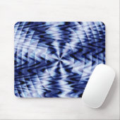 Het mengen in blauwe golven... muismat (Met muis)