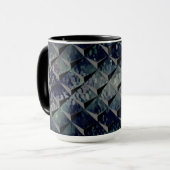 Het mengen van 3D-vierkantjes met de achtergrond v Mok (Voorkant links)