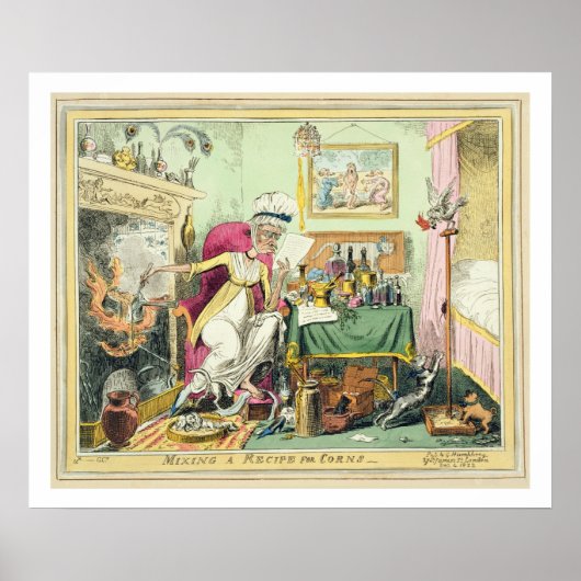 Het mengen van een Recipe voor Korns, gepubliceerd Poster (Voorkant)