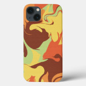 Het mengen van herfstkleuren iPhone / iPad case (Achterkant)