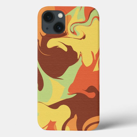 Het mengen van herfstkleuren iPhone / iPad case (Achterkant)