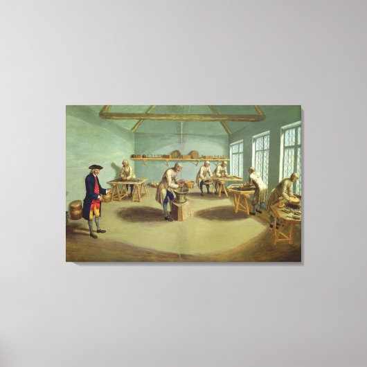 Het mengen van het poeder canvas afdruk (Voorkant)