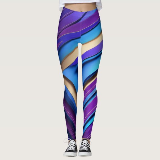 Het mengen van kleur leggings vrouwen leggings hot (Voorkant)