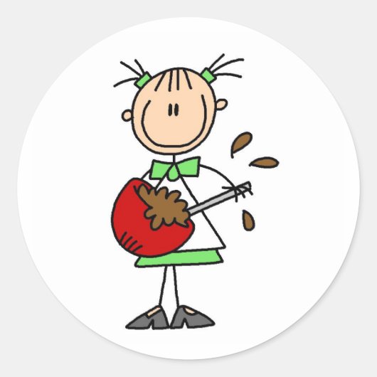 Het mengen van voedsel Sticker (Voorkant)