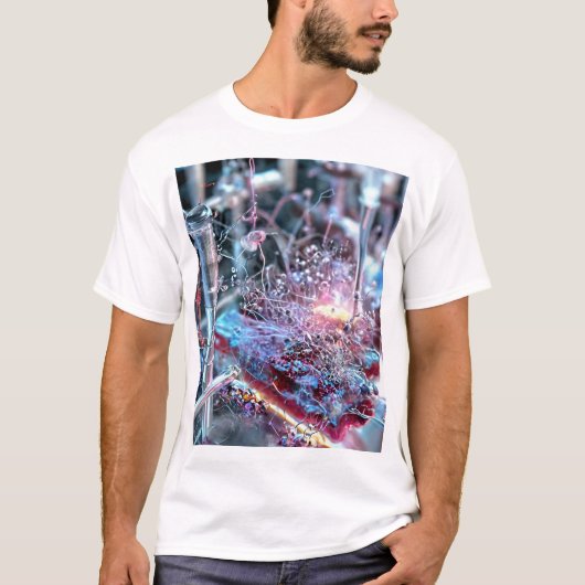 Het mengen van wetenschap en kunst t-shirt (Voorkant)