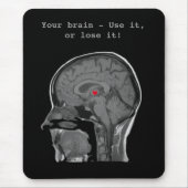 Het menselijk brein - Mousepad Muismat (Voorkant)