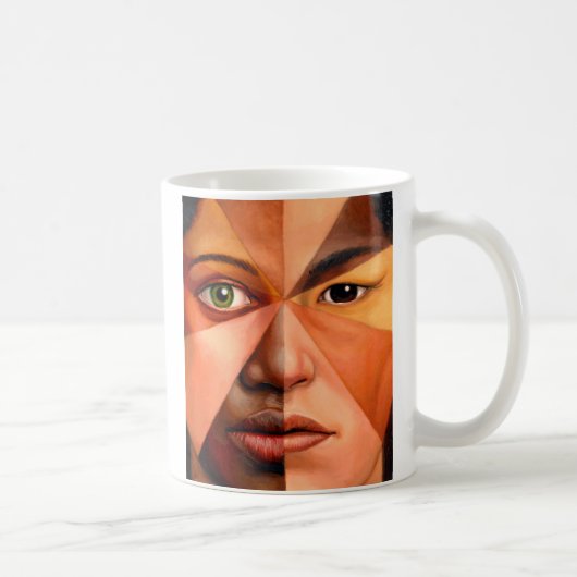 Het menselijk gezicht koffiemok (Rechts)