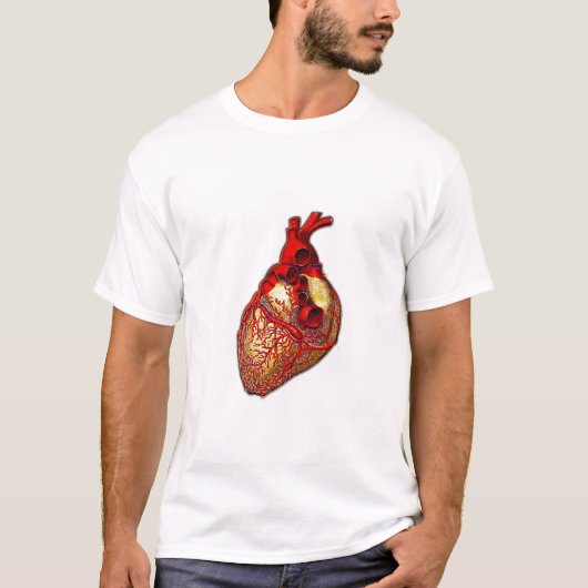 Het menselijk hart t-shirt (Voorkant)