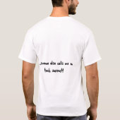 Het menselijk ras t-shirt (Achterkant)