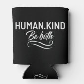 Het menselijk wezen is allebei blikjeskoeler (Achterkant)