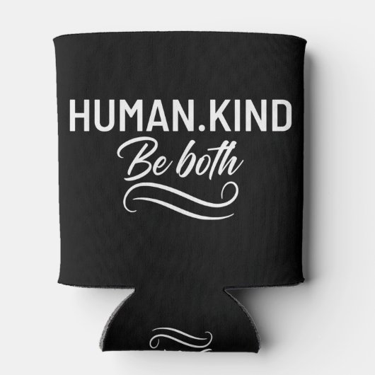 Het menselijk wezen is allebei blikjeskoeler (Achterkant)