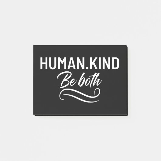 Het menselijk wezen is allebei post-it® notes (Voorkant)