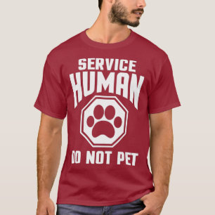 Het menselijke ontwerp van de dienst Pet Funny Dog T-shirt