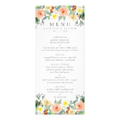 Het menu Collectie van het lentebloesems Weddensch (Voorkant)