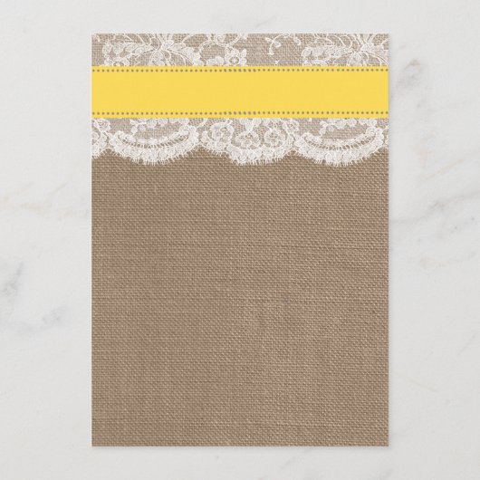 Het menu Geel Collectie voor gouden handdoeken (Achterkant)