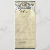 Het menu Halloween Ball (Achterkant)